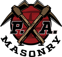 P.A. Masonry logo and link to Home